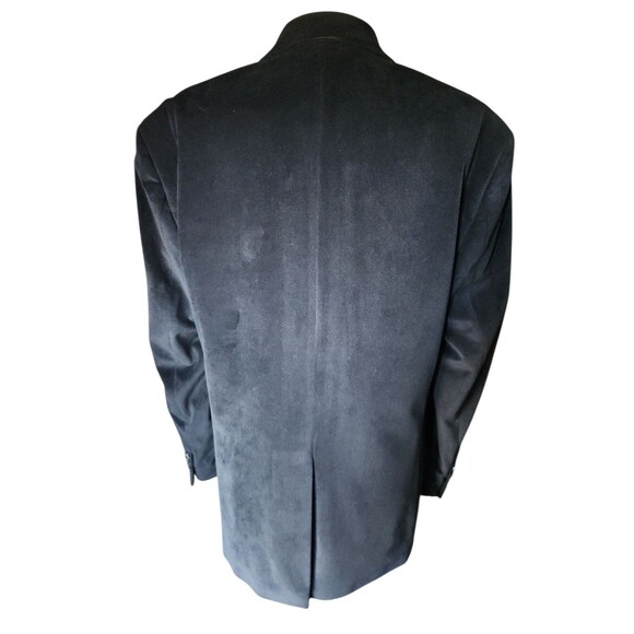 Chaps Fine Gauge Corduroy Blazer Mens 42R Black Academia Preppy Office Old Money - Picture 3 of 8